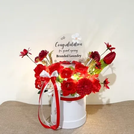 Bloom Box Akrilik Ucapan Grand Opening Karimun