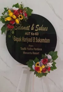 Papan Akrilik Ucapan Ulang Tahun Karimun